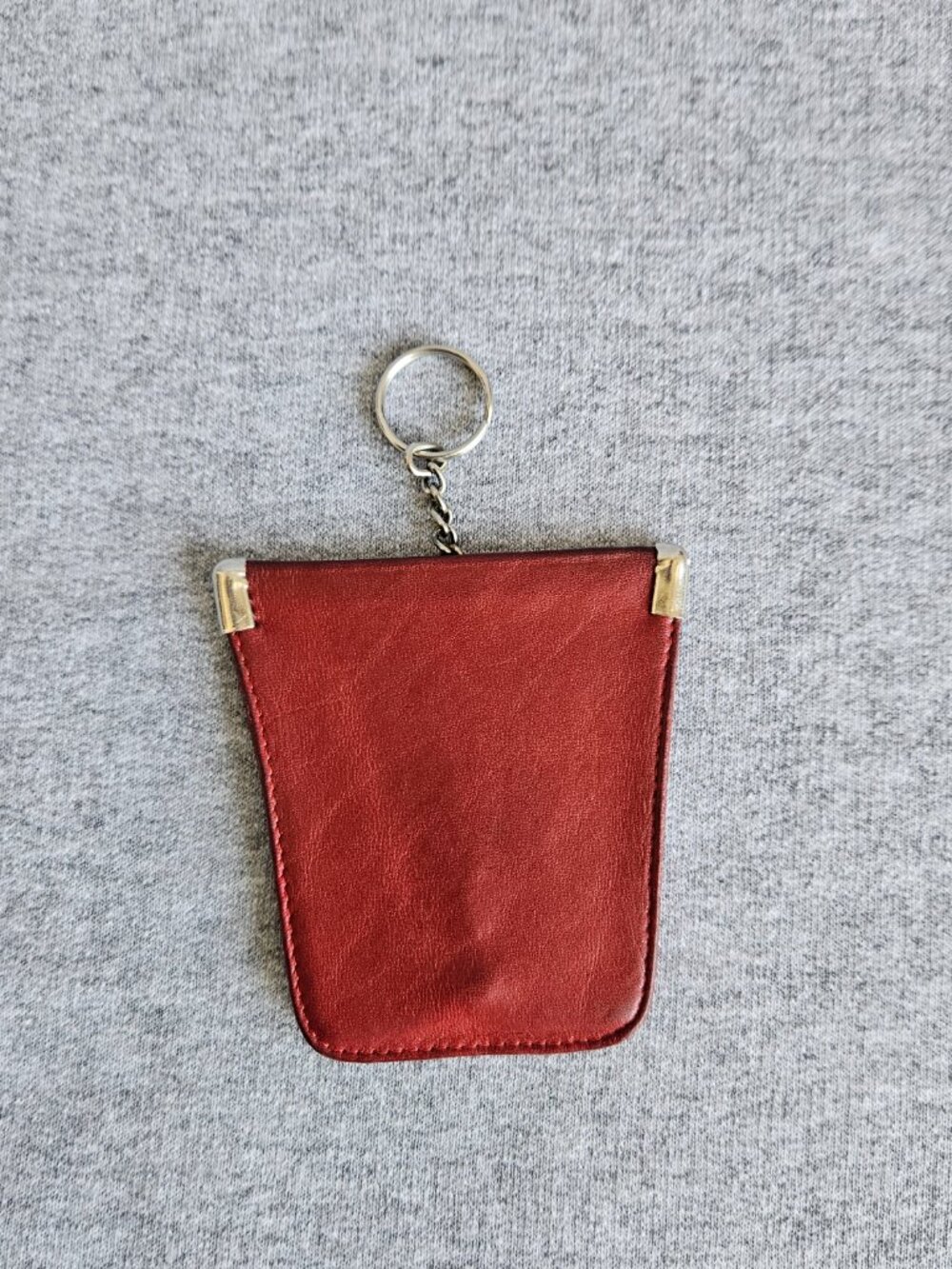 Coach Vintage Skinny Wallet Case Leather Bag Pouch & Squeeze Key Coin Bag Charm - Picture 10 of 12